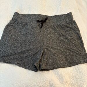 GAIAM Women's Athletic Shorts in Heather Gray